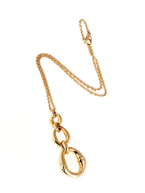 gucci gg necklace replica|gucci bamboo gold necklace.